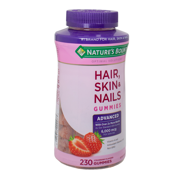 Gomitas Nature's Bounty Vitaminas para Cabello, Piel y Uñas